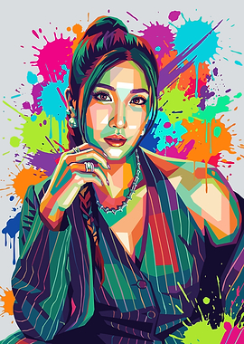 Ejae Pop Art Portrait