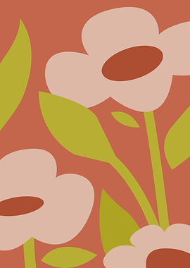 Minimalist Flower Pattern