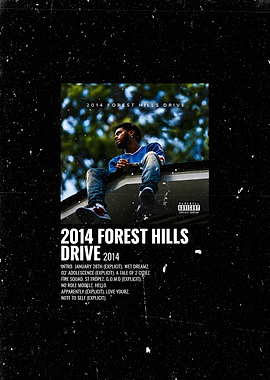 J. Cole 2014 Forest Hills Drive Album Art