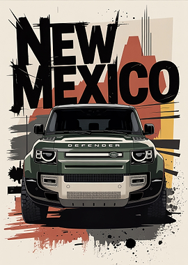 New Mexico and Green SUV