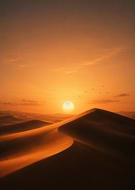 Desert Sunset Minimal