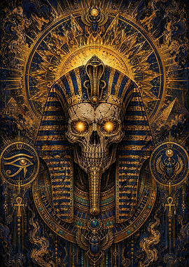 Egyptian Skull Pharaoh