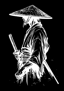 Samurai Warrior with Katana