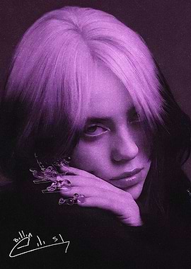 Billie Eilish Vintage art