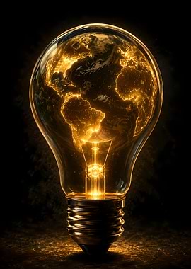 Earth Light Bulb