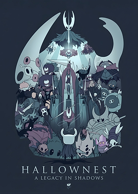 Hollow Knight Characters Minimalist