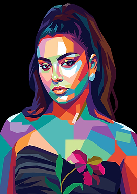 Pop Art Portrait of a Woman