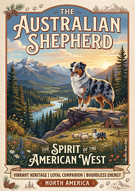Australian Shepherd in the American West