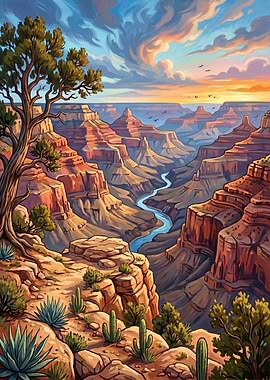 Grand Canyon at Sunset