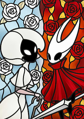 Hollow Knight: Silksong Stained Glass