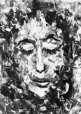 Abstract Portrait Painting