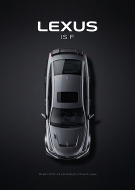 Lexus IS F Top View