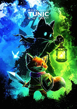 Tunic Fox Warrior with Lantern