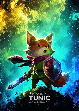 Tunic Fox Warrior with Sword and Shield