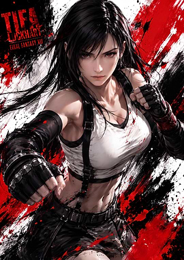 Tifa Lockhart Final Fantasy VII Art
