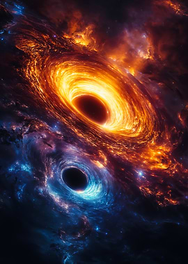 Cosmic Black Holes Collide