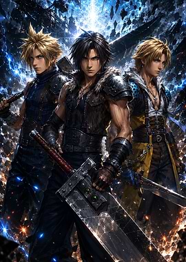Final Fantasy Heroes with Swords