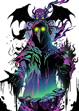 Cthulhu Plague Doctor Fantasy Art