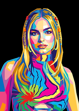 Addison Rae Pop Art Portrait