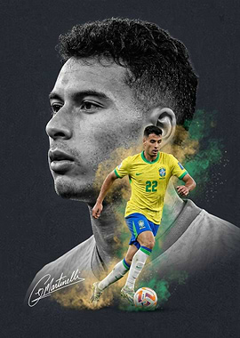 Gabriel Martinelli Brazil Soccer Player