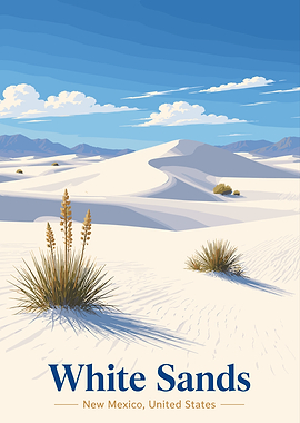 White Sands National Park Poster