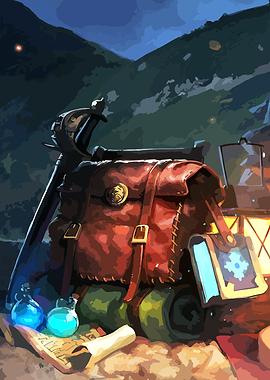 Adventurer's Backpack and Supplies
