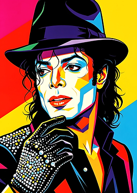Michael Jackson Pop Art Portrait