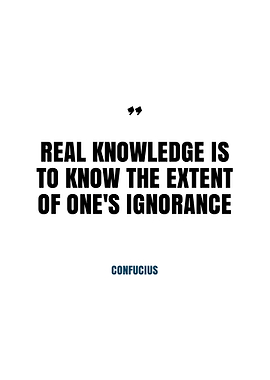 Confucius Quote on Ignorance