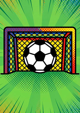 Soccer Ball in Goal
