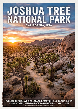 Joshua Tree National Park Poster