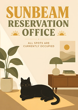 Sunbeam Reservation Office Cat