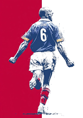 Zinedine Zidane Running