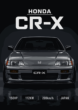 Honda CR-X Poster