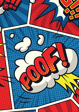 Comic Book 'POOF!' Sound Effect