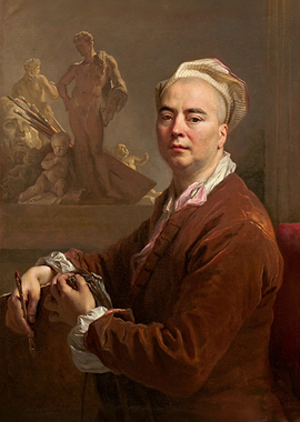 Self-Portrait of Nicolas de Largilliere