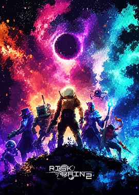 Risk of Rain 2 Characters in Space