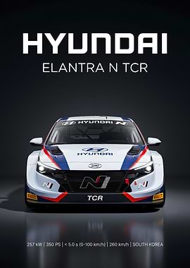 Hyundai Elantra N TCR Race Car