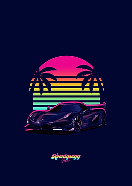 Retro Koenigsegg Jesko