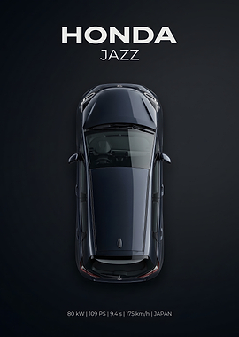 Honda Jazz Top View