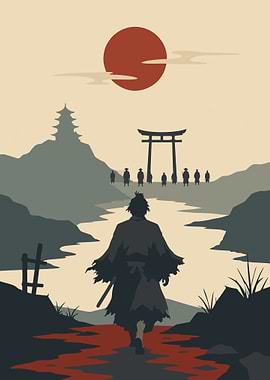 Samurai Walking