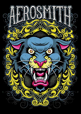 Aerosmith Panther Emblem