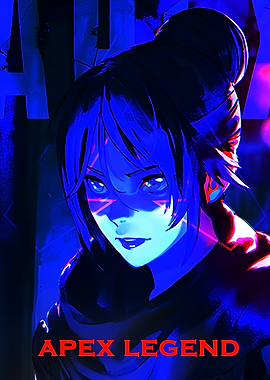 Apex Legend Wraith Neon Art