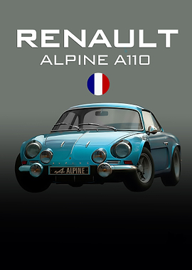 Renault Alpine A110 Poster