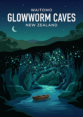 Waitomo Glowworm Caves New Zealand