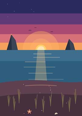Shoreline Twilight