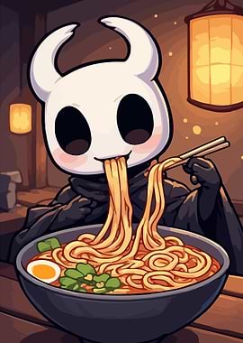 The Knight Eating Ramen