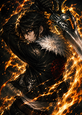 squall leonhart with gunblade