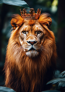 Lion King with Crown
