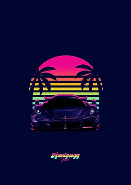 Retro Koenigsegg Jesko