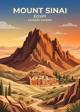 Mount Sinai Egypt Sacred Journey Poster